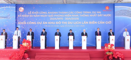 Khởi công siêu đô thị lấn biển Cần Giờ